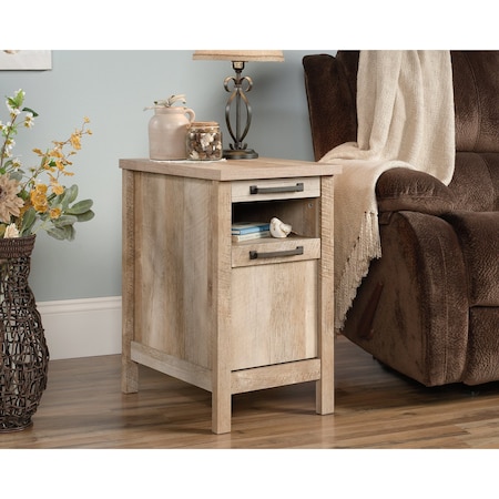 Sauder Side Table, 14.37 in W, 22.44 in L, 25.79 in H 420337